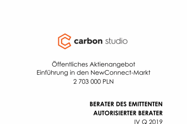 Carbon-Studio_IVQ2019-3-600x400 Transaktionen